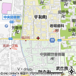 福井県越前市平和町11-14周辺の地図