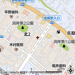 千葉県香取市北2丁目12-6周辺の地図