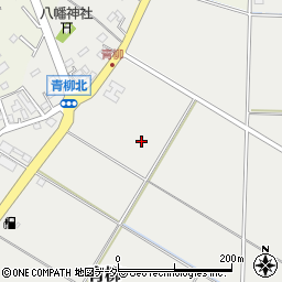 茨城県取手市青柳周辺の地図