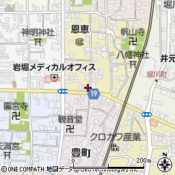 朝倉製菓周辺の地図
