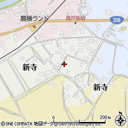 千葉県香取市新寺周辺の地図