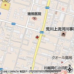 無添くら寿司 川越店周辺の地図