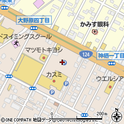 フードマーケットカスミ神栖店駐車場周辺の地図