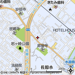 千葉県香取市佐原ホ446周辺の地図
