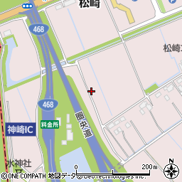 〒289-0224 千葉県香取郡神崎町松崎の地図