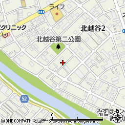 埼玉県越谷市北越谷2丁目12-4周辺の地図