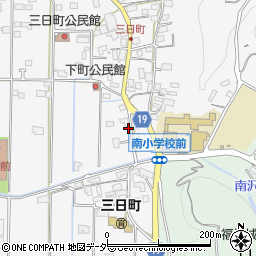 長野県上伊那郡箕輪町三日町1596周辺の地図