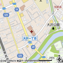 ゆうちょ銀行越谷店周辺の地図