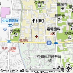 福井県越前市平和町11-8周辺の地図