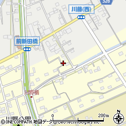 埼玉県吉川市川野56-14周辺の地図