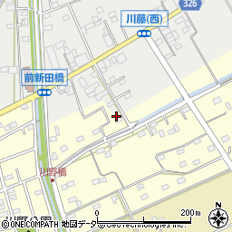 埼玉県吉川市川野3608周辺の地図