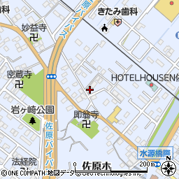 千葉県香取市佐原ホ1189周辺の地図