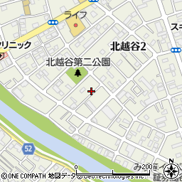 埼玉県越谷市北越谷2丁目12-3周辺の地図