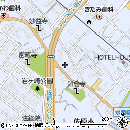 千葉県香取市佐原ホ448-3周辺の地図