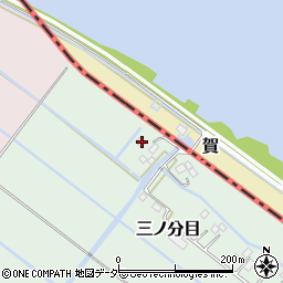 千葉県香取市三ノ分目3681周辺の地図