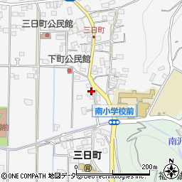 長野県上伊那郡箕輪町三日町1595周辺の地図