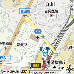 日高屋 取手東口店周辺の地図