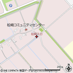 松崎入口周辺の地図