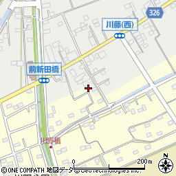 埼玉県吉川市川野56-11周辺の地図