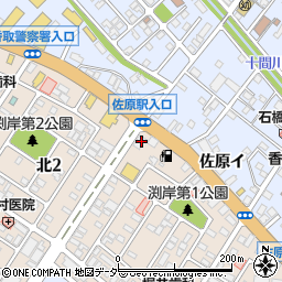 千葉県香取市北3丁目8-4周辺の地図