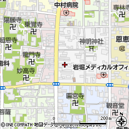 関市商店周辺の地図