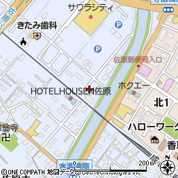 千葉県香取市佐原ホ1213周辺の地図