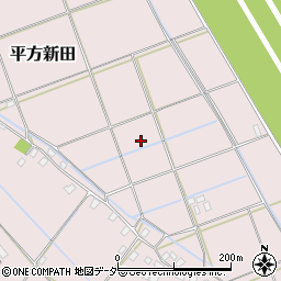 埼玉県吉川市平方新田周辺の地図