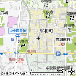 福井県越前市平和町4-12周辺の地図