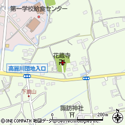 花蔵寺周辺の地図
