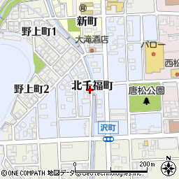 福井県越前市北千福町周辺の地図