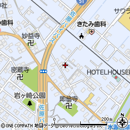 千葉県香取市佐原ホ1181-4周辺の地図