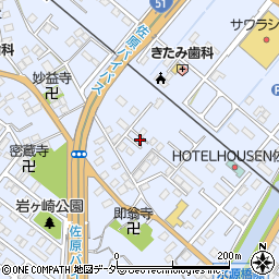 千葉県香取市佐原ホ1181-3周辺の地図