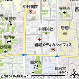 中部インテリア武生工場周辺の地図