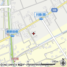 埼玉県吉川市川藤3603周辺の地図