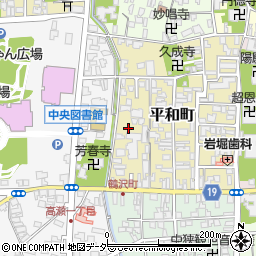 福井県越前市平和町4-19周辺の地図