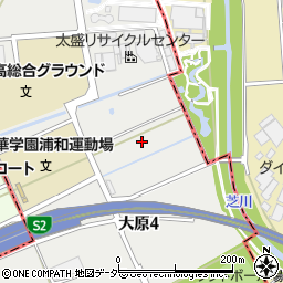 埼玉県さいたま市浦和区大原4丁目11周辺の地図
