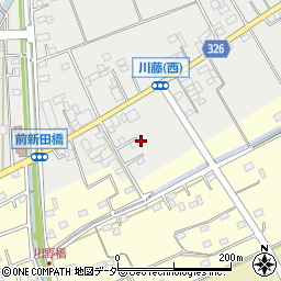 埼玉県吉川市川藤3603-5周辺の地図
