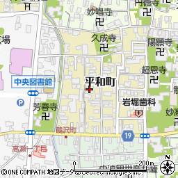 福井県越前市平和町5-14周辺の地図