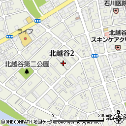 埼玉県越谷市北越谷2丁目14-23周辺の地図