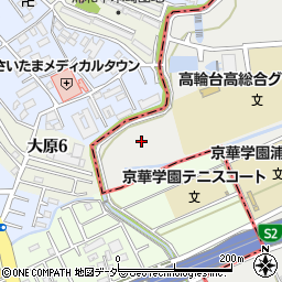 埼玉県さいたま市浦和区大原5丁目2周辺の地図