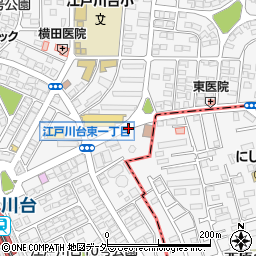 江戸川台福祉会館前周辺の地図