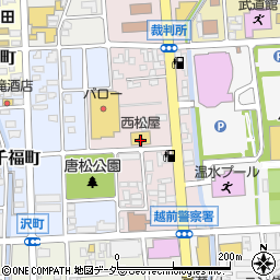 西松屋武生店周辺の地図