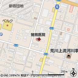 埼玉県川越市新宿町周辺の地図