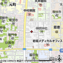 徳井美容室周辺の地図