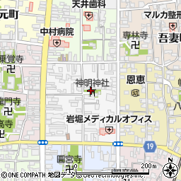 福井県越前市神明町周辺の地図