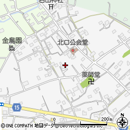 埼玉県日高市女影1800周辺の地図