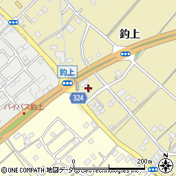 埼玉県さいたま市岩槻区釣上595周辺の地図