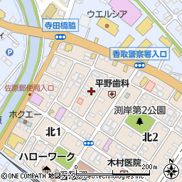 篠塚建築設計事務所周辺の地図
