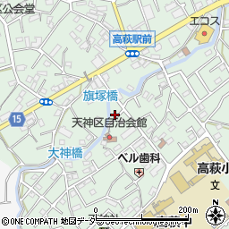 埼玉県日高市高萩679-11周辺の地図