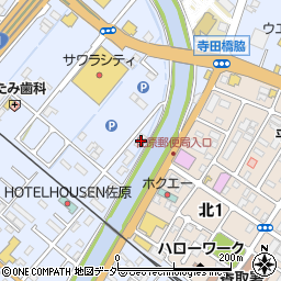 千葉県香取市佐原ホ1217周辺の地図